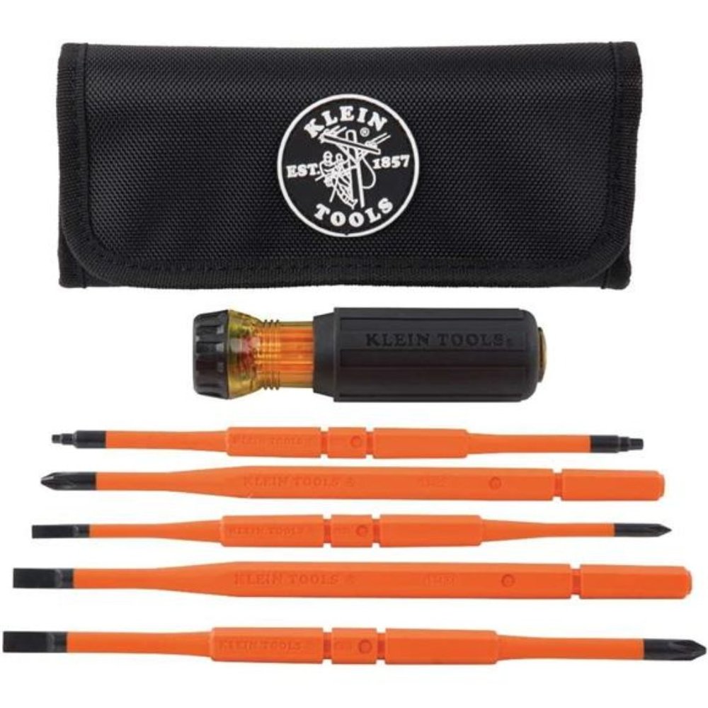 Tools 32288Insulated Screwdriver,8in1 Screwdriver Set with InterchangeableBlades